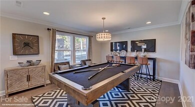 The Flex space can be used as a game room, workout
