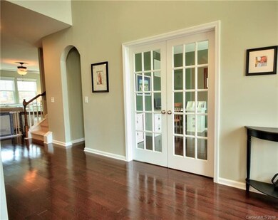 Private office with french doors