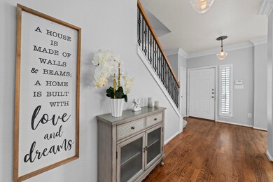 When you enter the home you will see the staircase