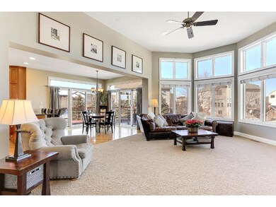 The breathtaking, open concept, Vaulted Great Room