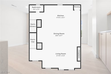 View of floor plan / room layout