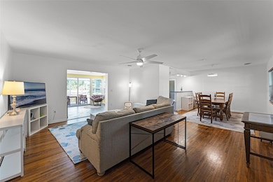 Entryway and Living room with canal views!