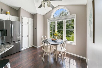 Small eat-in space in the kitchen.