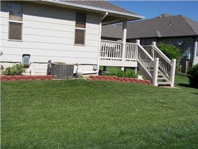 Side view of deck