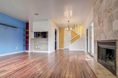 Unfurnished living room featuring visible vents, 