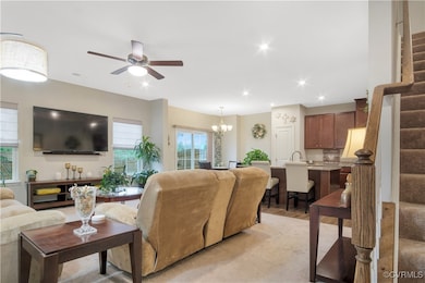 Open and spacious living area