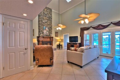 Entry from the Foyer into the Living Room Space wi