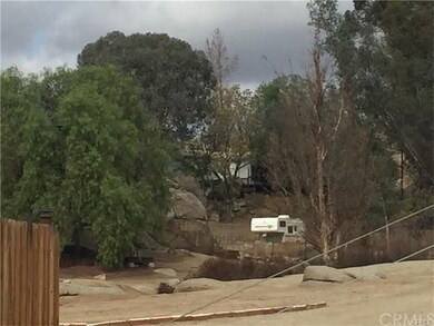 View of house from long driveway