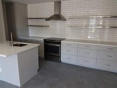 Upgraded appliances in the kitchen