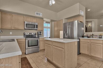 Kitchen with SS appliances