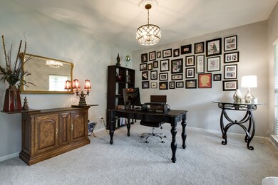 Spacious office on the main level.