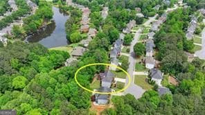 Look at this location!  Great neighborhood, Cul de sac lot, & backs up to the Chattahoochee Preserve.