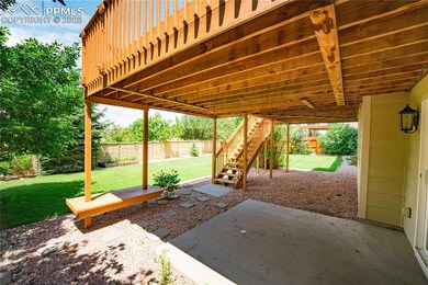Deck with a mountain view