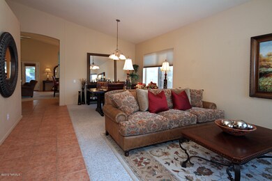 Living Room with view to great room
