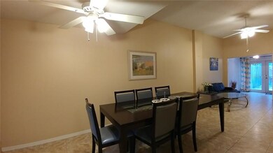 Dining area open to living room and bonus room