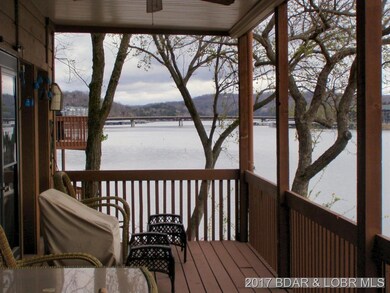View off of covered deck