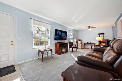 Inviting Family room with lots of light