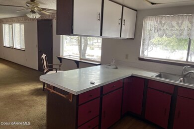 Kitchen to living area