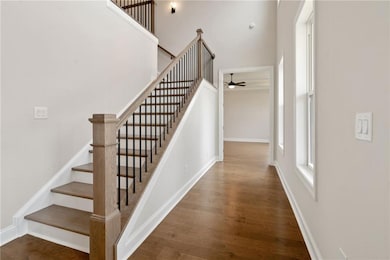 Dramatic 2 story foyer with tons of light.  Beauti
