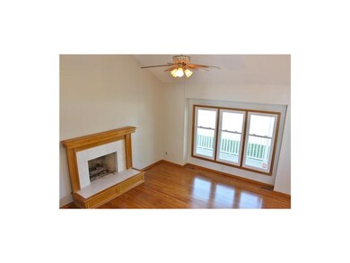 Another view looking down into the living room fro