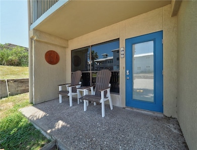 front of condo