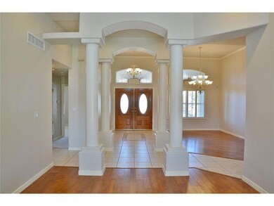 View of entry and dining area from livin