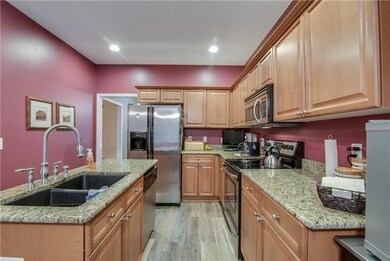 This kitchen is a cooks dream with granite counter