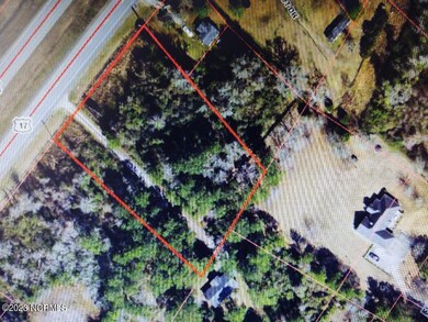 Aerial view of lot
