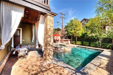 Enjoy the covered wood patio with recessed lightin