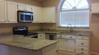 Remodeled kitchen cabinets, granite