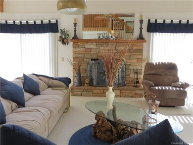 Stone Fireplace