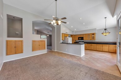 Living Area Open to Kitchen