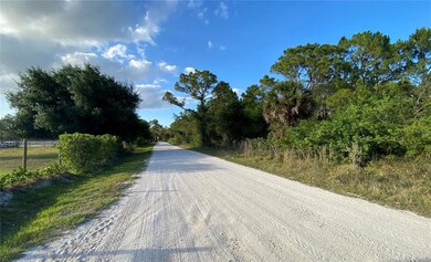Acreage is on the right, looking north