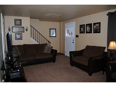 Living Room. large formal living room with stone, 