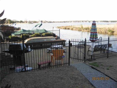 View from fenced area