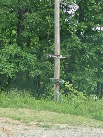 Turn left here off of Pinnacle PKWY very private l