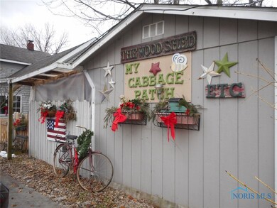 Nice shed with lean-to.  Use your imagination!