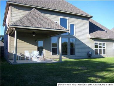 Back view of home and Patio