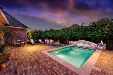 Fabulous brick patio and inviting heated cocktail 