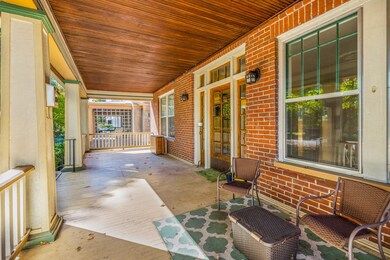 Covered Front Porch View