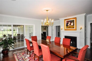 Unbelievable dining room allows space for a 9 ft. 