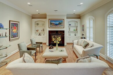 Gleaming, recently refinished hardwood floors and