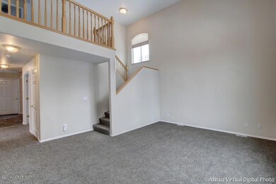 Family Room With Two Story Ceilings