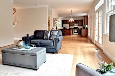 Great Room view toward the Breakfast Nook and Kitc