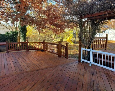Tons of entertaining space in the massive backyard