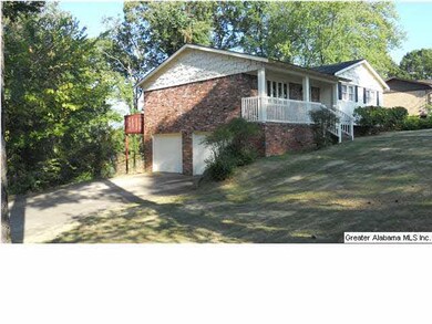 There is a nice front porch.