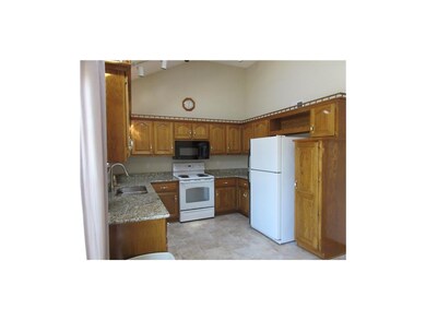 Granite kitchen counters and a new deep stainless 