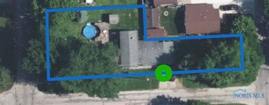 lot outline of when the home was there