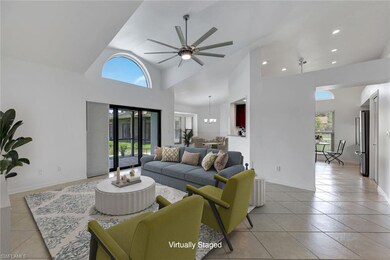 Volume ceilings and open floor plan