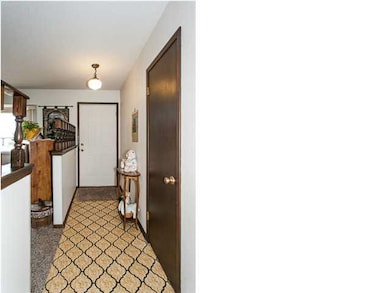 Entry foyer open to the living room